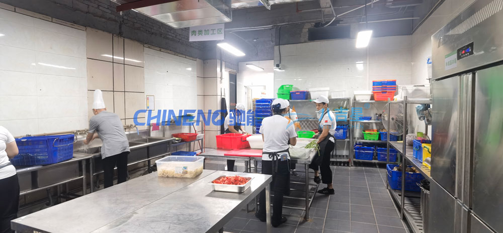 某大學第五食堂廚房工程加工區(qū)